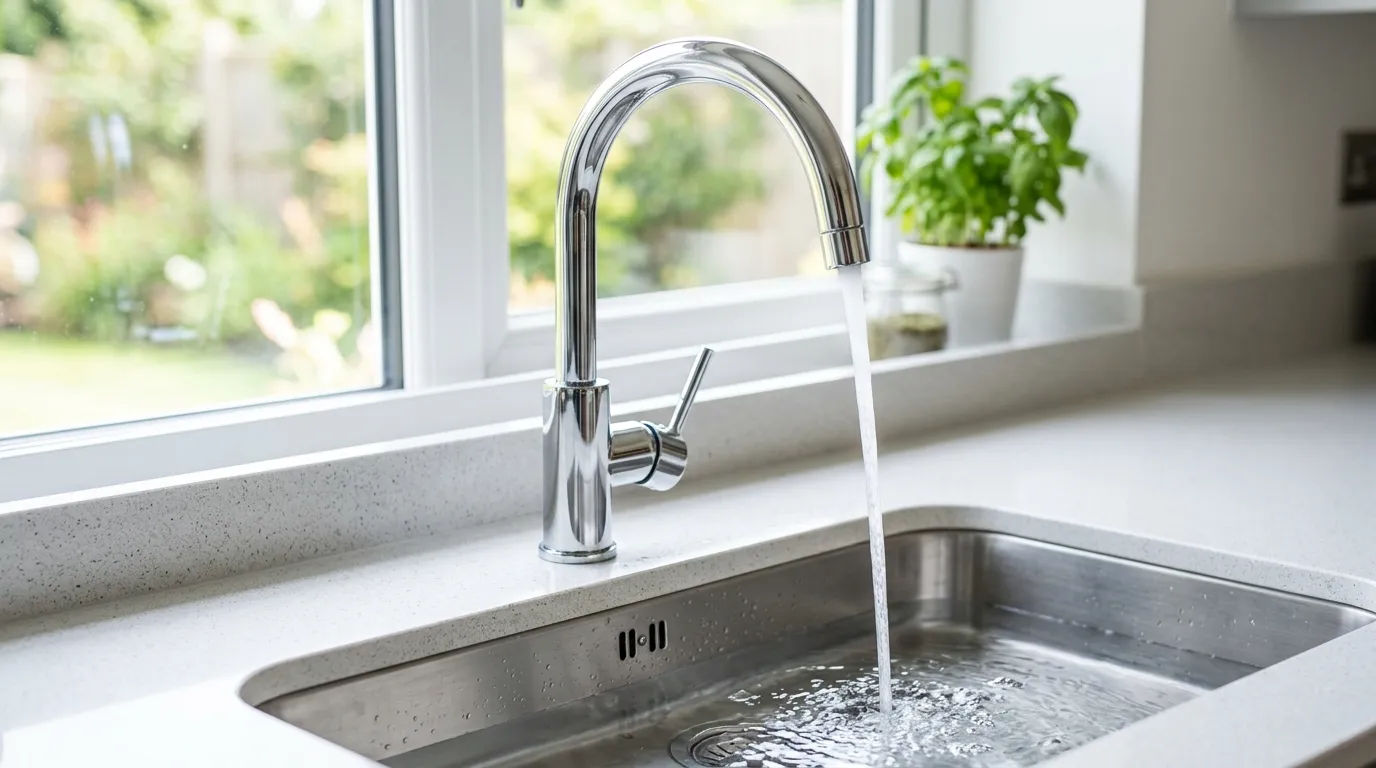 Local Plumbing Master Pros same day plumber fixing a faucet in Five Points, AL